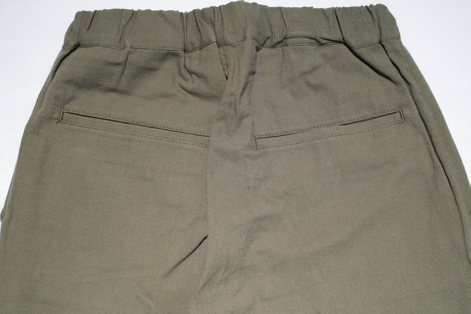 Momotaro Lightweight Dobby 'All-Seasons' Easy Pants (Olive)