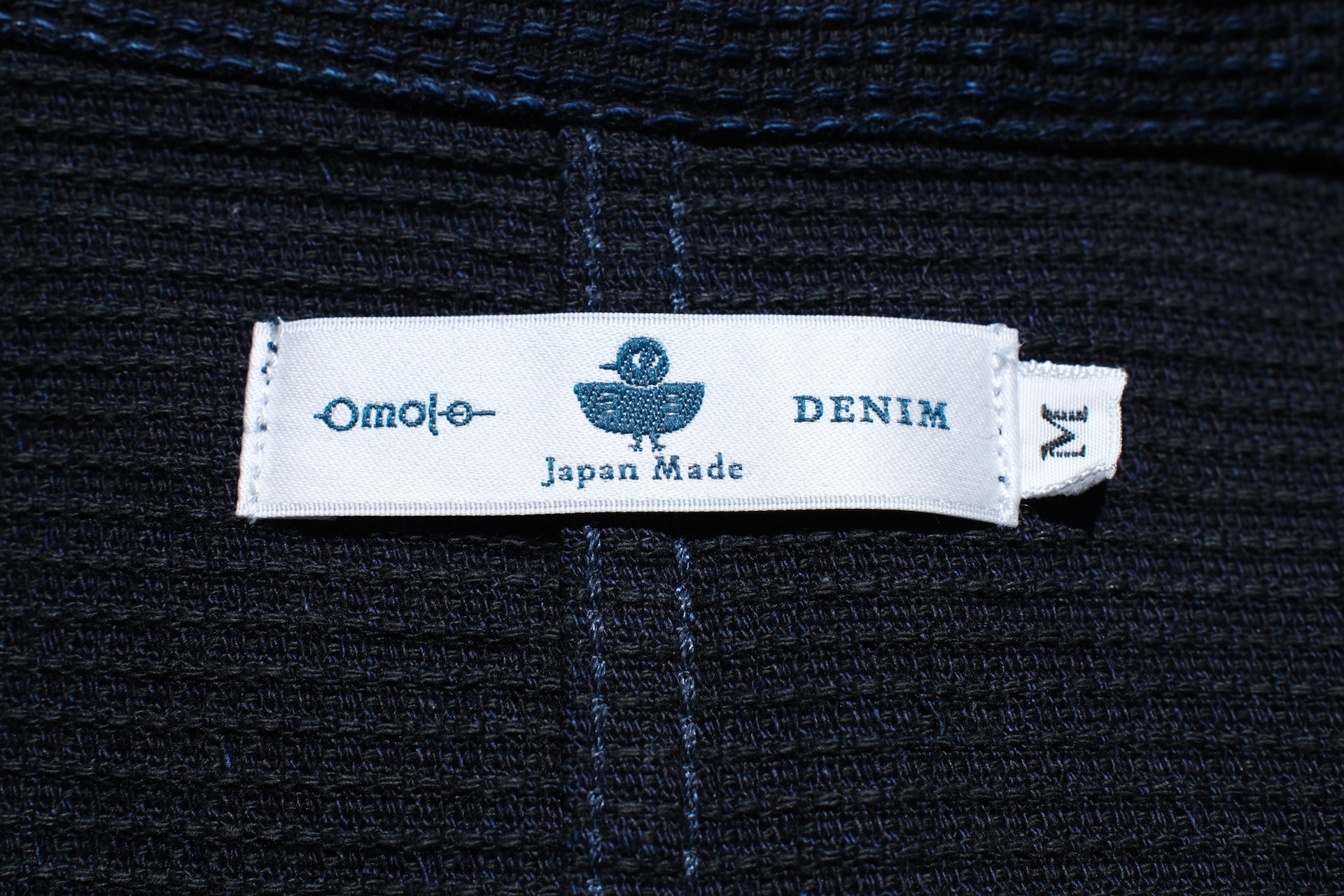 Omoto Denim 12oz Indigo Dyed "Cube Sashiko" Chore Jacket