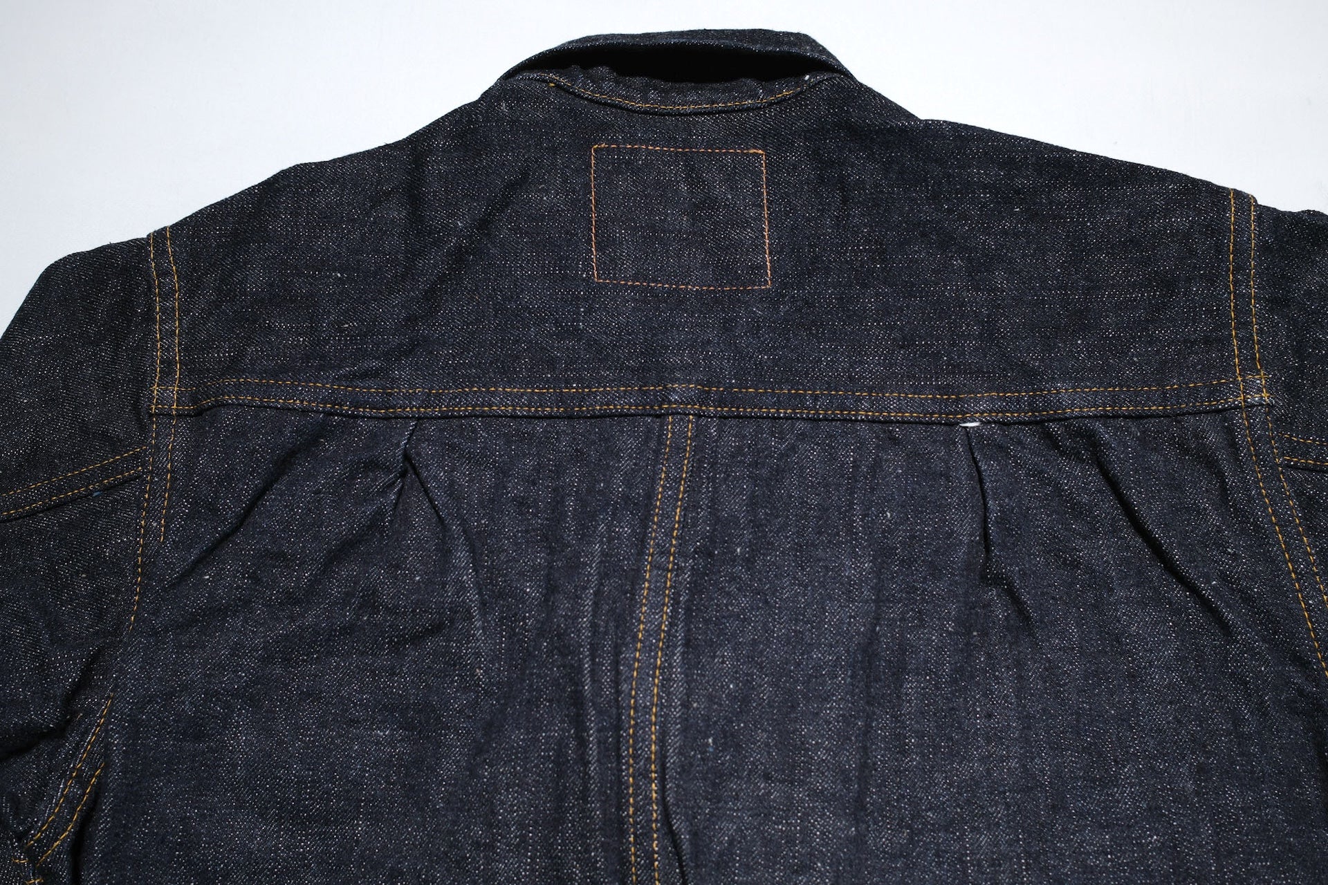 Samurai 17oz Indigo Dyed "Zero+" T-Back Type 1 Denim Jacket