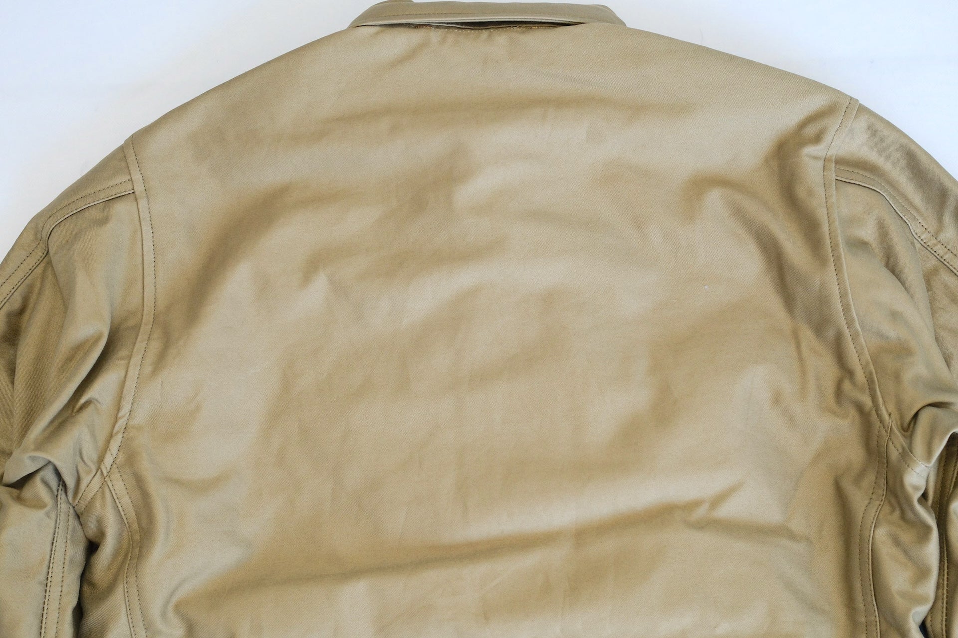 Freewheelers "M-1951" Military Back Satin Field Jacket (Dark Tan)