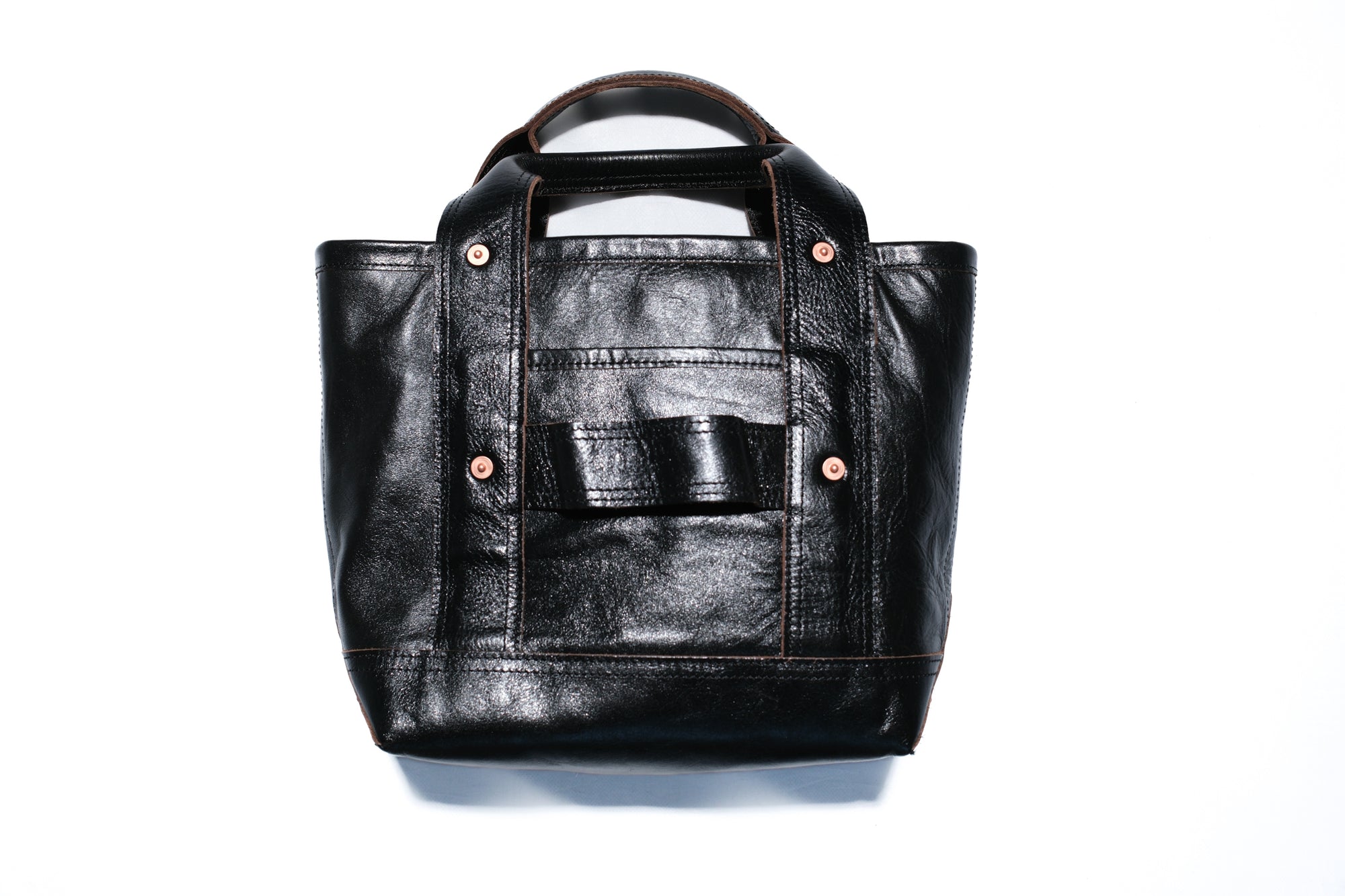 Inception by Accel Company Size Small Horsehide “Multi-Functional” Tote Bag (Black Tea-cored)