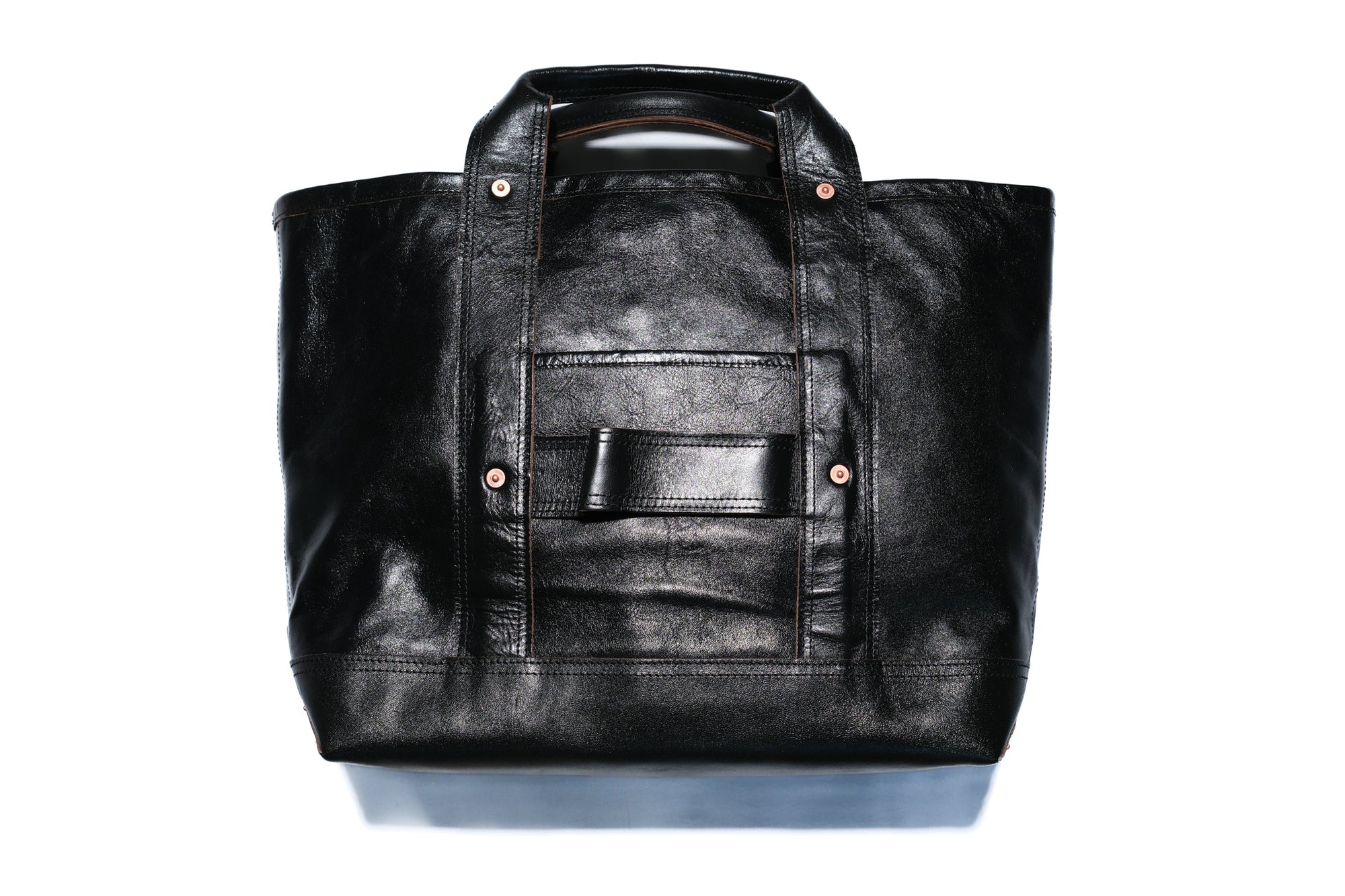 Inception by Accel Company Size Medium Horsehide “Multi-Functional” Tote Bag (Black Tea-cored)