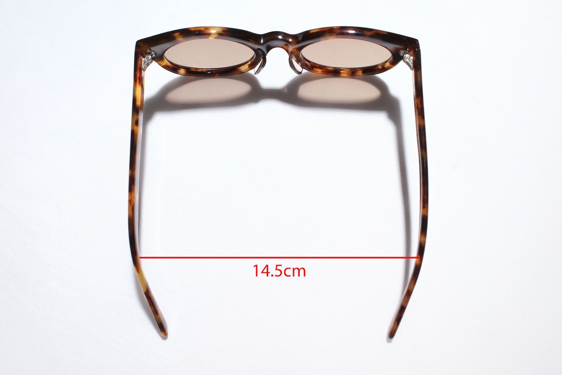 Maru Sankaku Peke by SDA "John Lennon" Acetate Sunglasses (Brown)