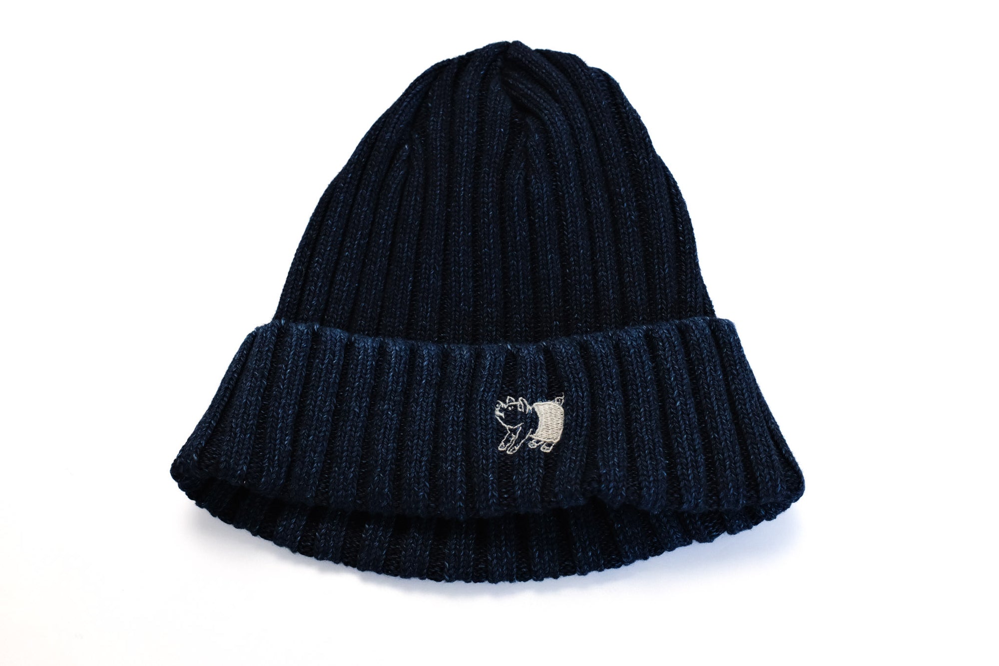 Studio D'Artisan Indigo Dyed Cotton Watch Cap