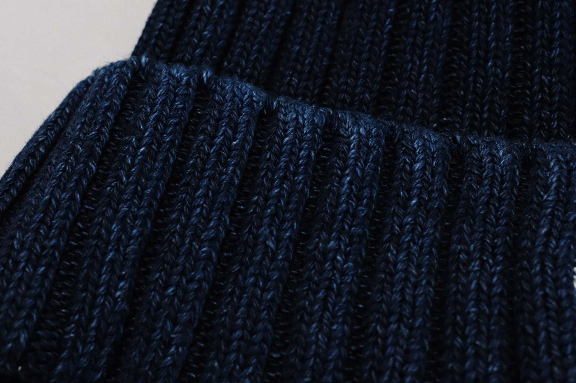 Studio D'Artisan Indigo Dyed Cotton Watch Cap