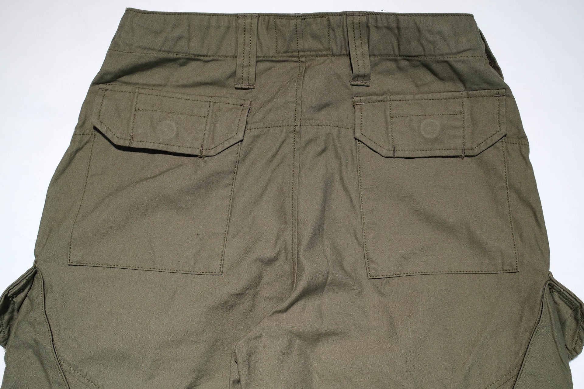 Freewheelers "BRIGADE" Military Back Satin Tactical Pants (Olive)