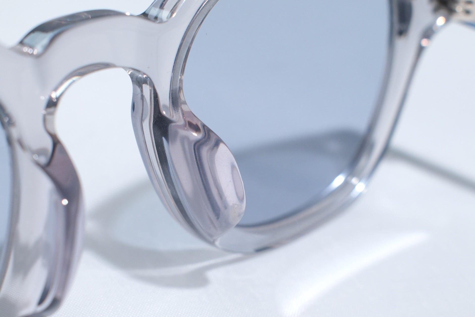 Studio D'Artisan "Artisan" Acetate Sunglasses (Clear)