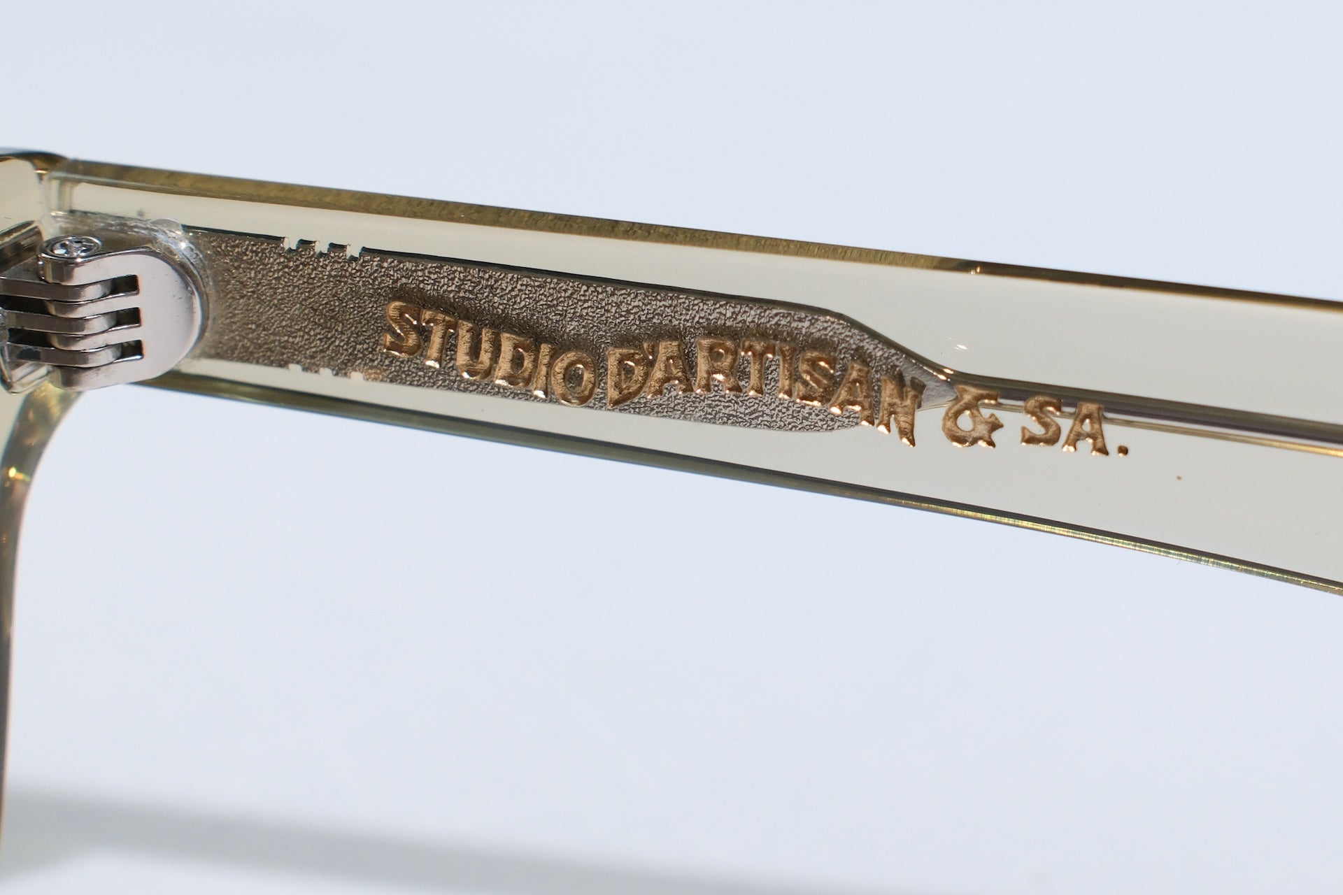 Studio D'Artisan "Artisan" Acetate Sunglasses (Yellow)