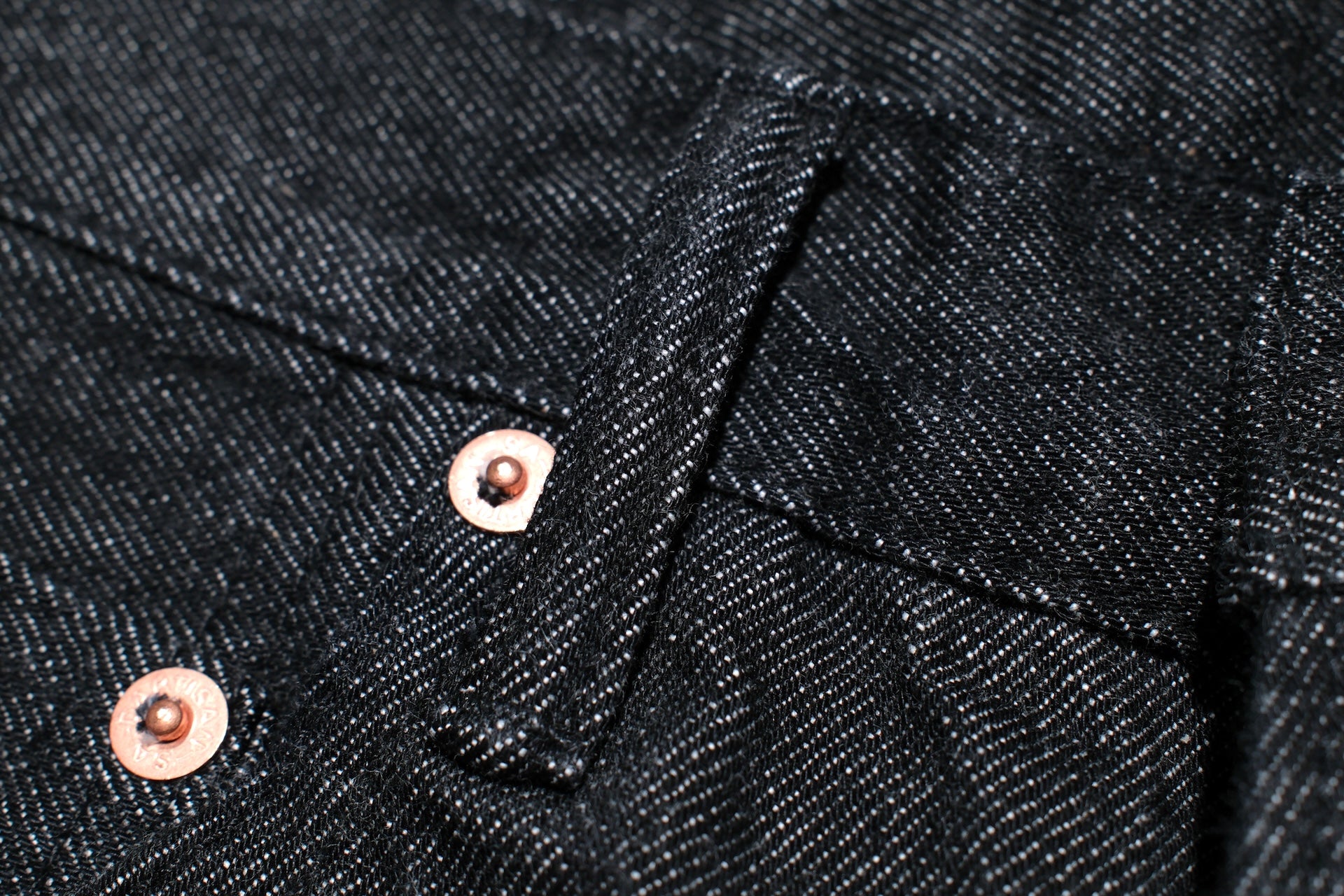 Studio D'Artisan D1826B 13.5oz Black Dyed "New Ivy" Denim (Relaxed Tapered fit)