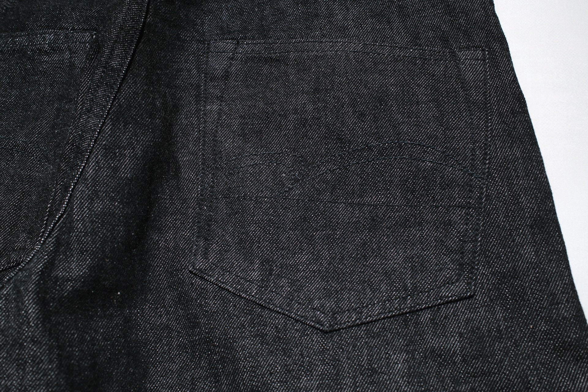 Studio D'Artisan D1826B 13.5oz Black Dyed "New Ivy" Denim (Relaxed Tapered fit)