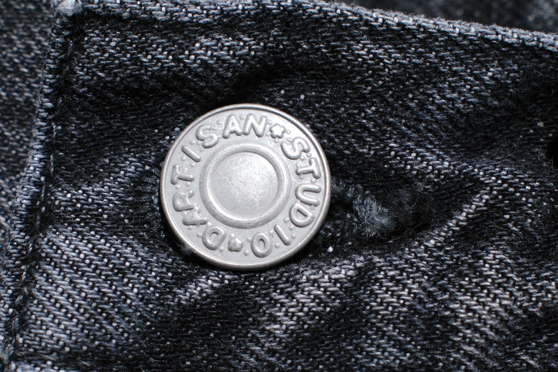 Studio D'Artisan D1826UB 13.5oz Black Dyed "Used Ivy" Denim (Relaxed Tapered fit)