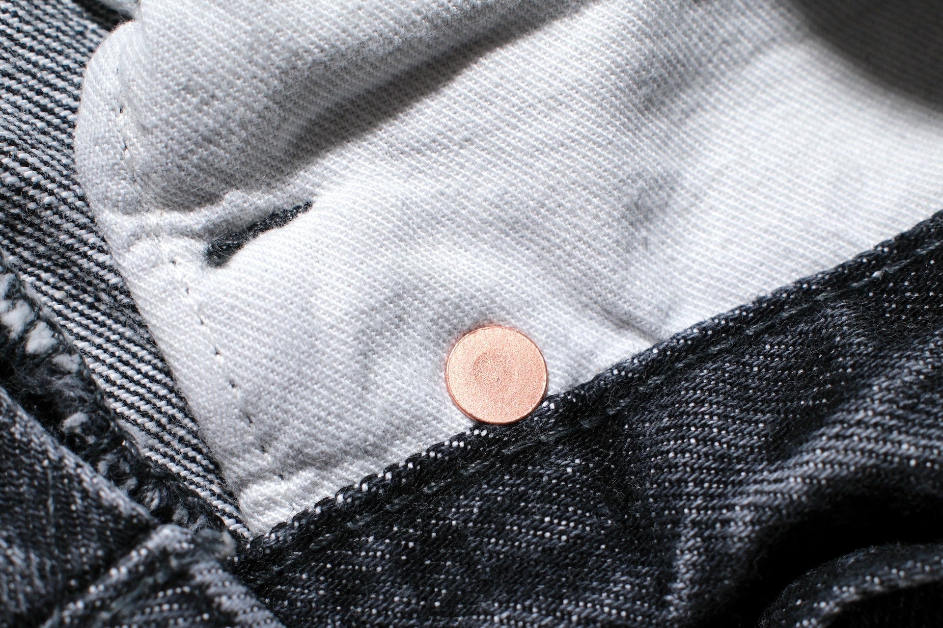 Studio D'Artisan D1826UB 13.5oz Black Dyed "Used Ivy" Denim (Relaxed Tapered fit)