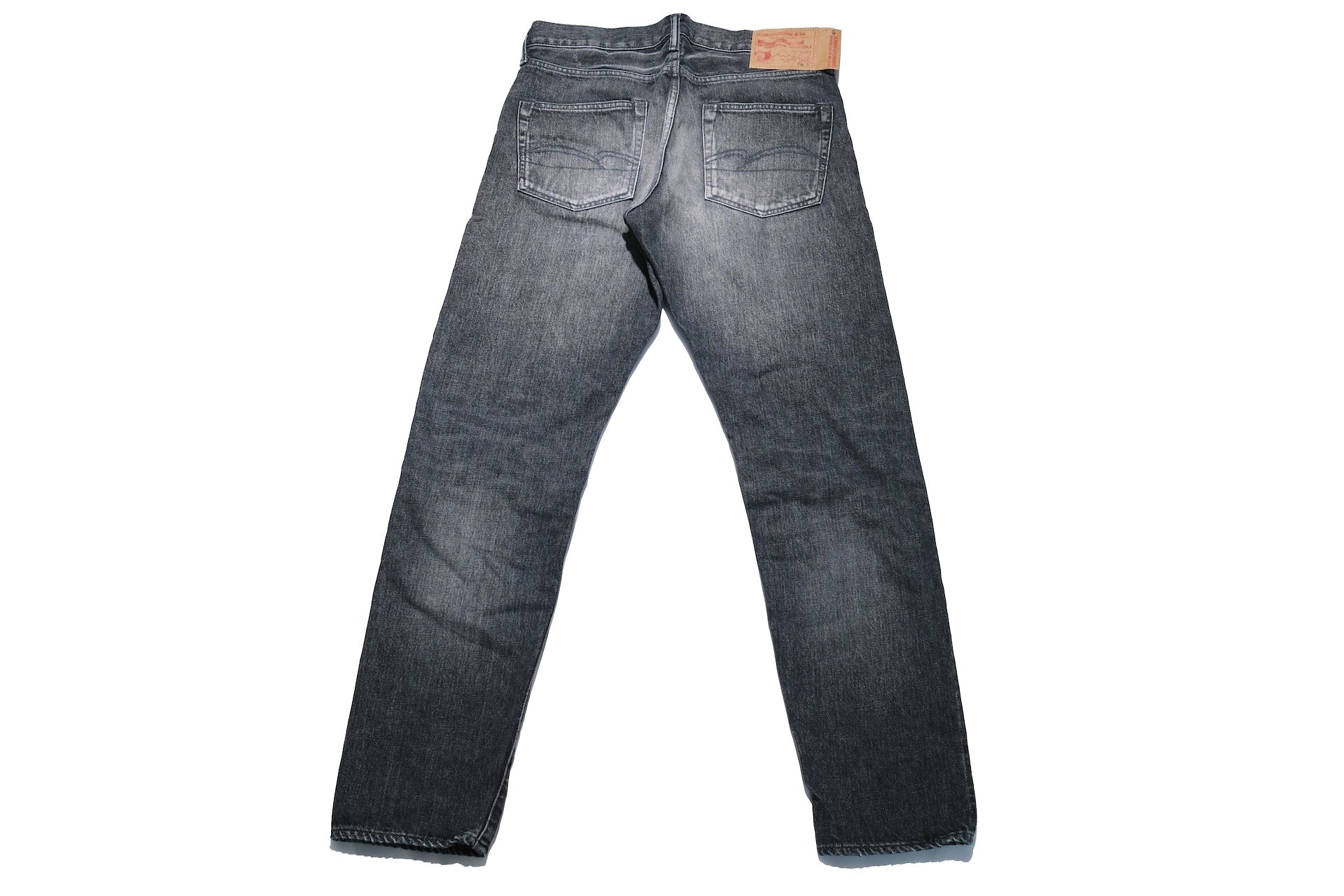 Studio D'Artisan D1826UB 13.5oz Black Dyed "Used Ivy" Denim (Relaxed Tapered fit)