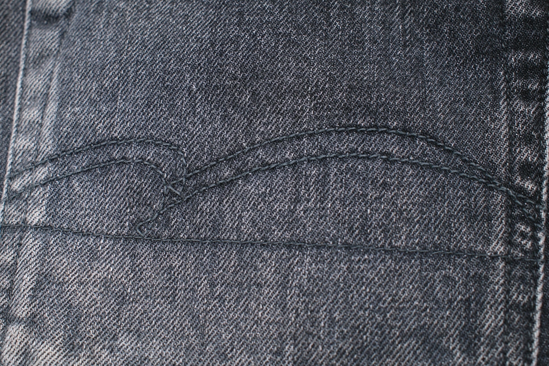 Studio D'Artisan D1826UB 13.5oz Black Dyed "Used Ivy" Denim (Relaxed Tapered fit)