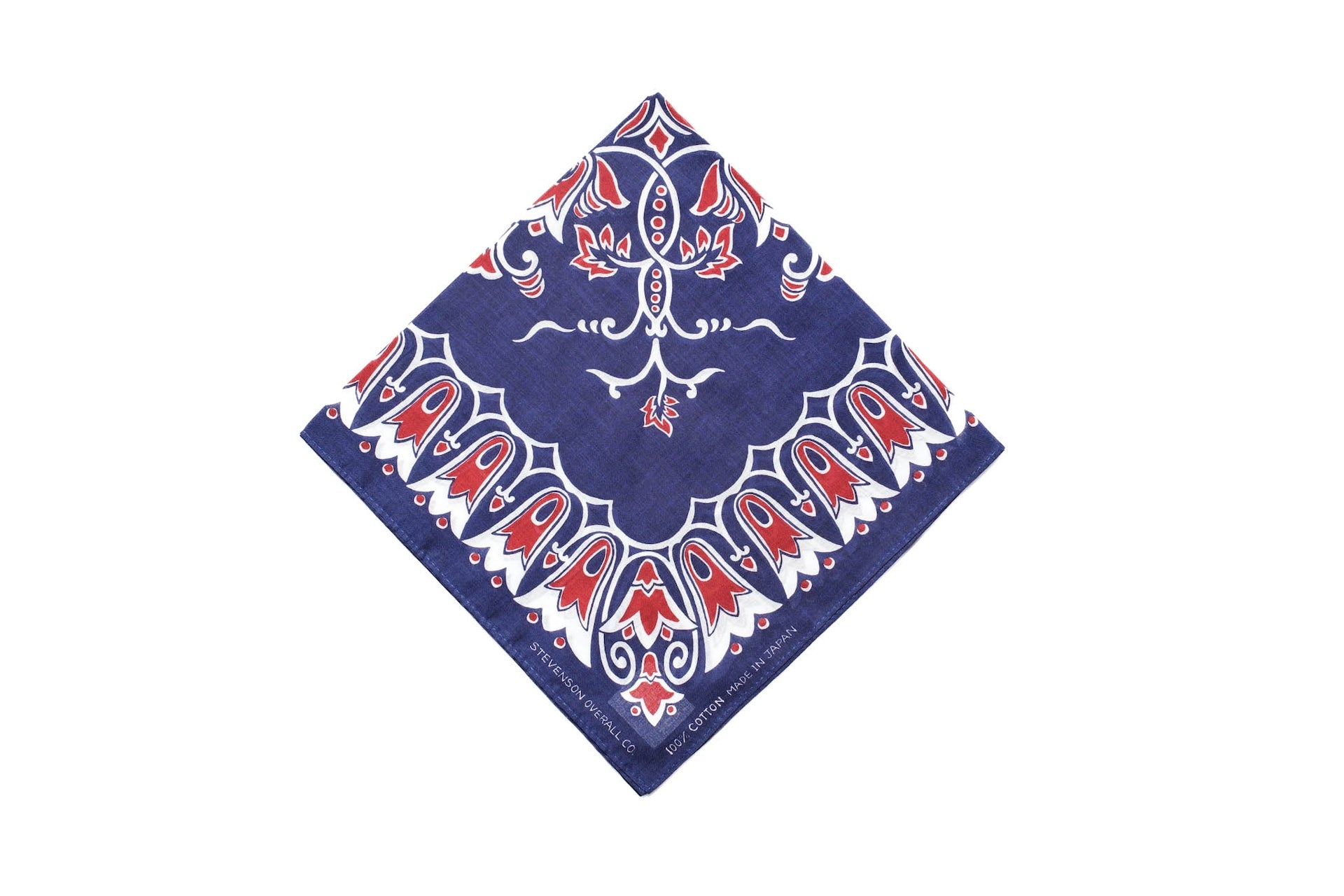 Stevenson Overall Co. 'Blossom' Bandana (Navy)