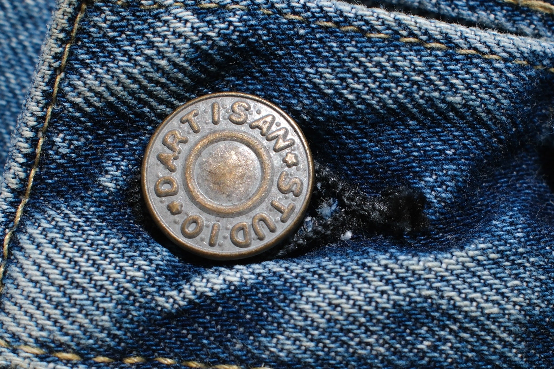 Studio D'Artisan D1826U 13.5oz Indigo Dyed "Used Ivy" Denim (Relaxed Tapered fit)