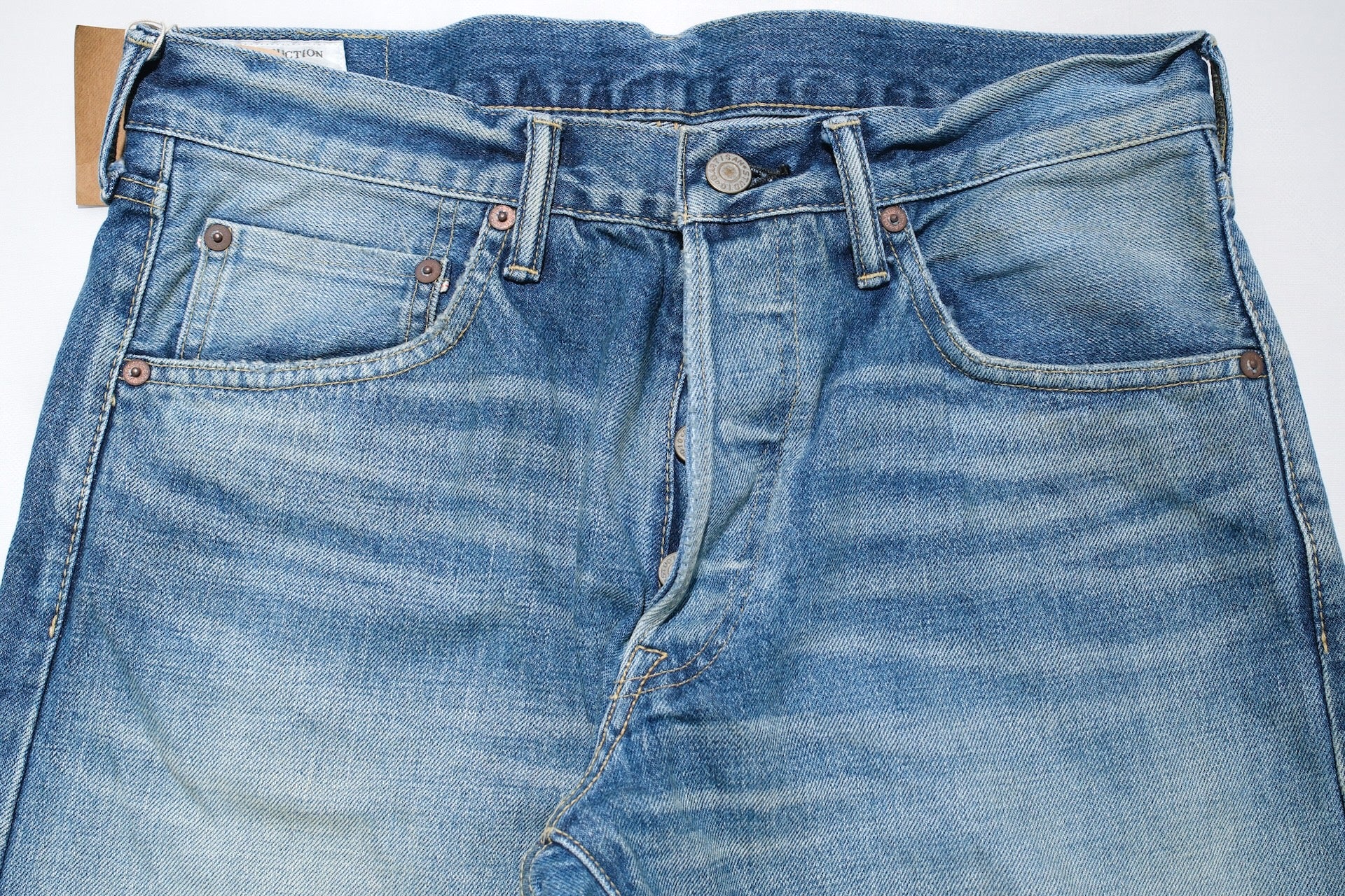 Studio D'Artisan D1826U 13.5oz Indigo Dyed "Used Ivy" Denim (Relaxed Tapered fit)