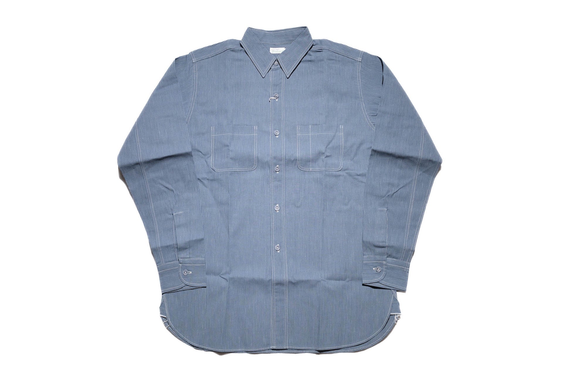 Warehouse Co. 6oz Selvage Stripe "Wide Awake" Workshirt (Indigo)