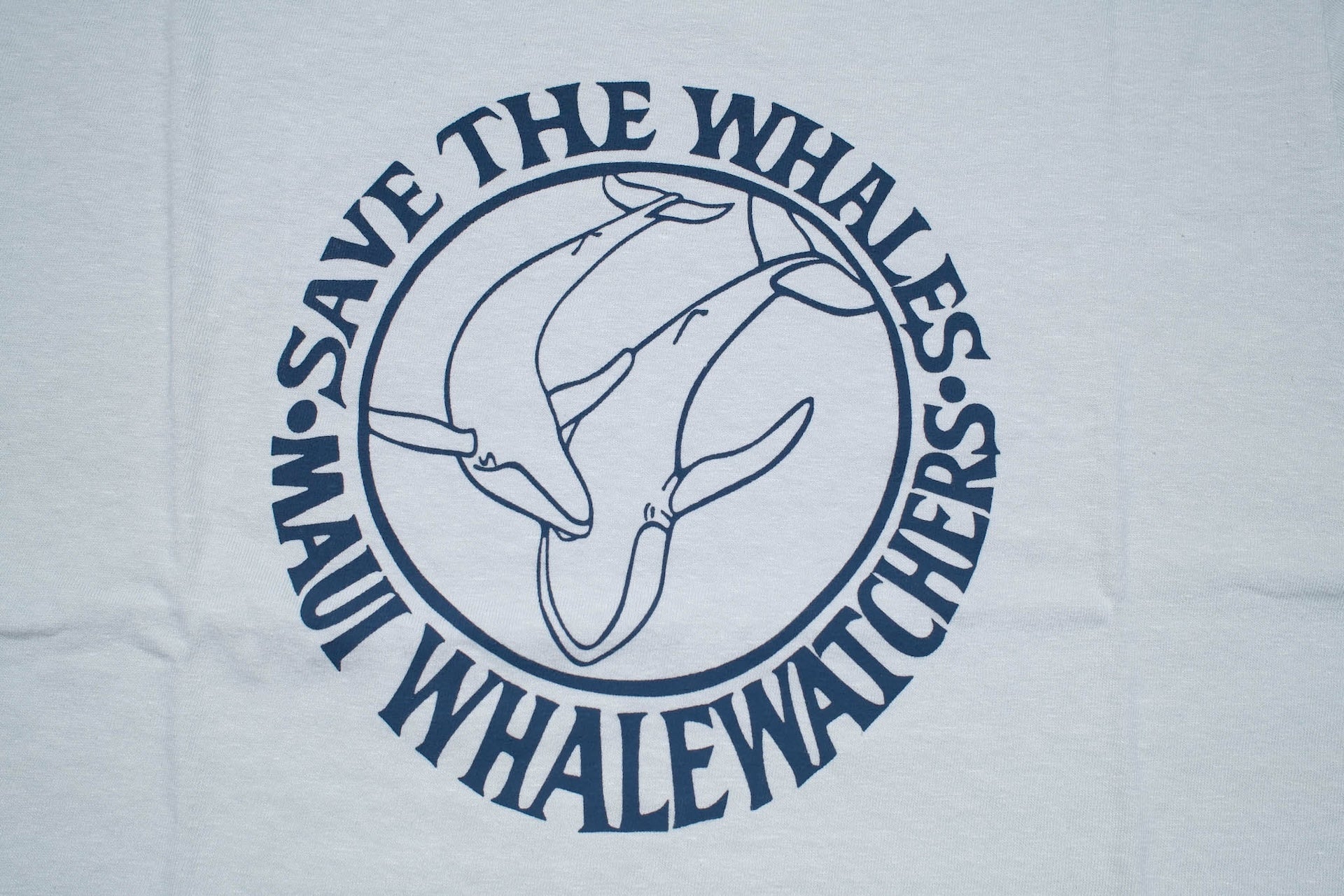 Dubble Works 5.5oz "Save The Whale" Loopwheeled Tee (Sax Blue)