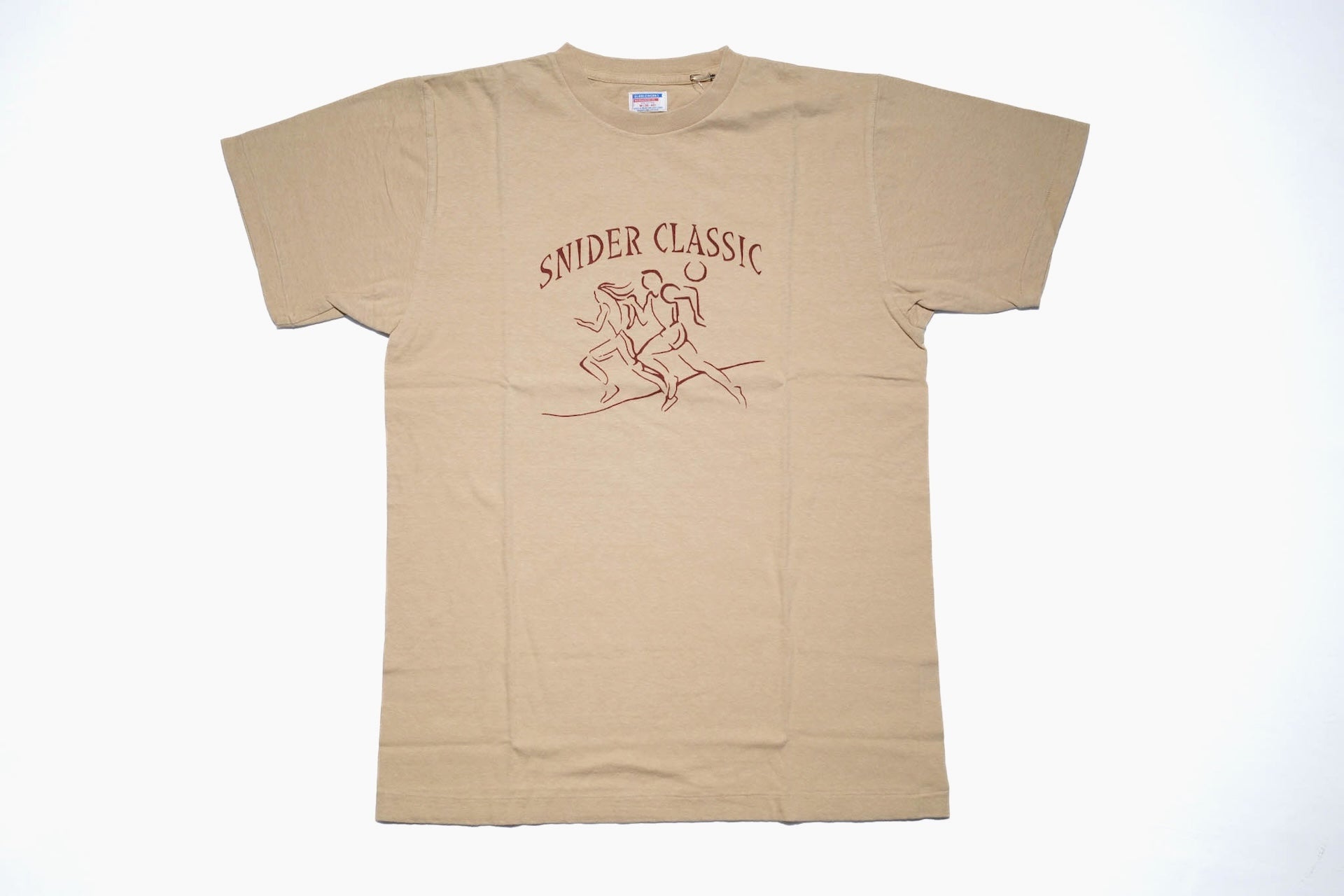 Dubble Works 5.5oz "Snider Classic" Loopwheeled Tee (Egg Beige)