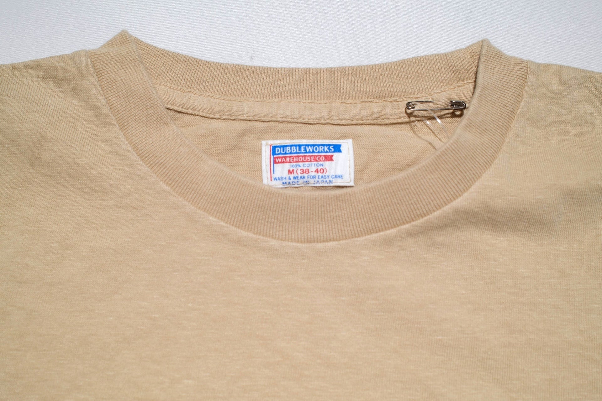 Dubble Works 5.5oz "Snider Classic" Loopwheeled Tee (Egg Beige)