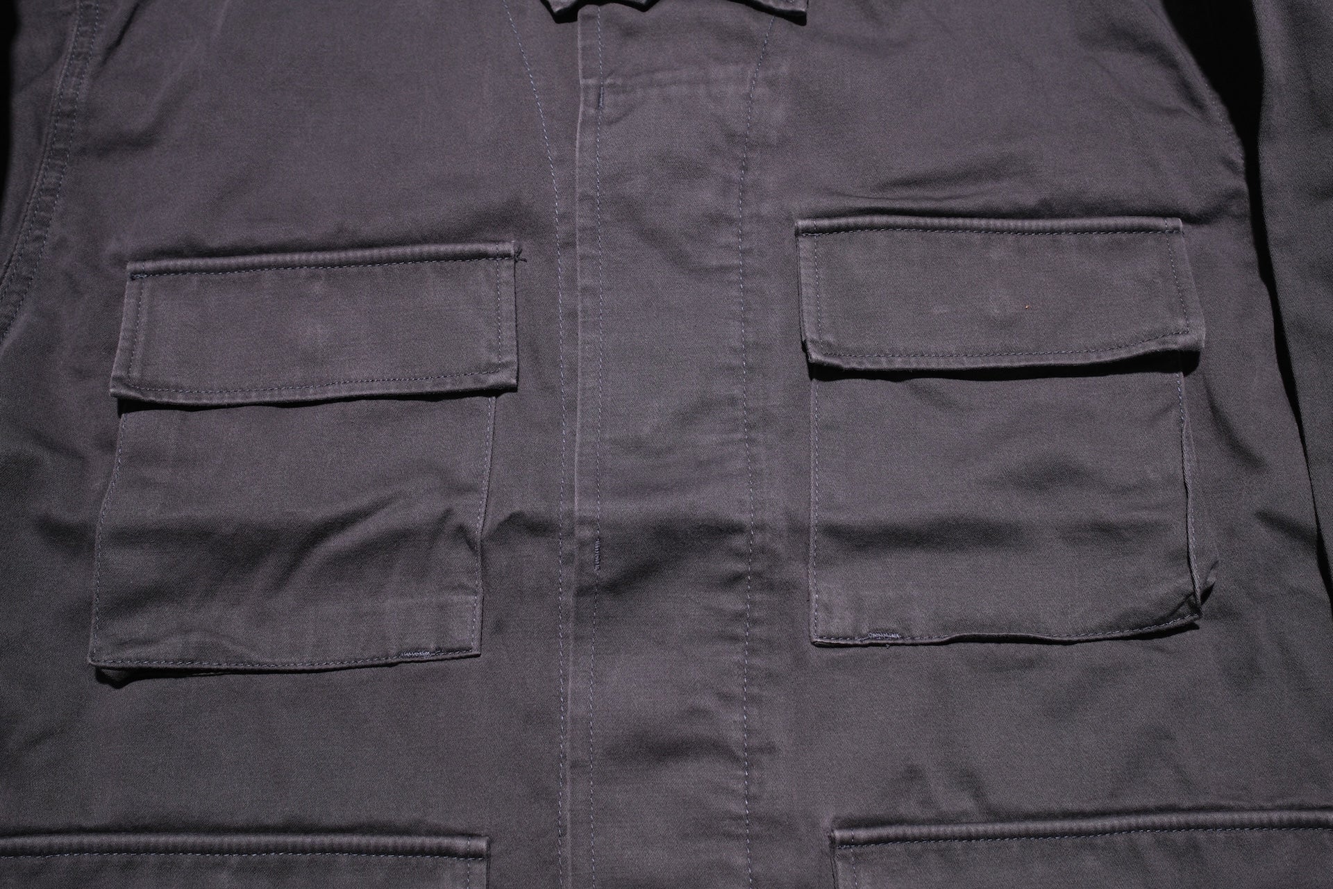 Japan Blue ‘All-Season’ Back Satin Fatigue Jacket (Navy)