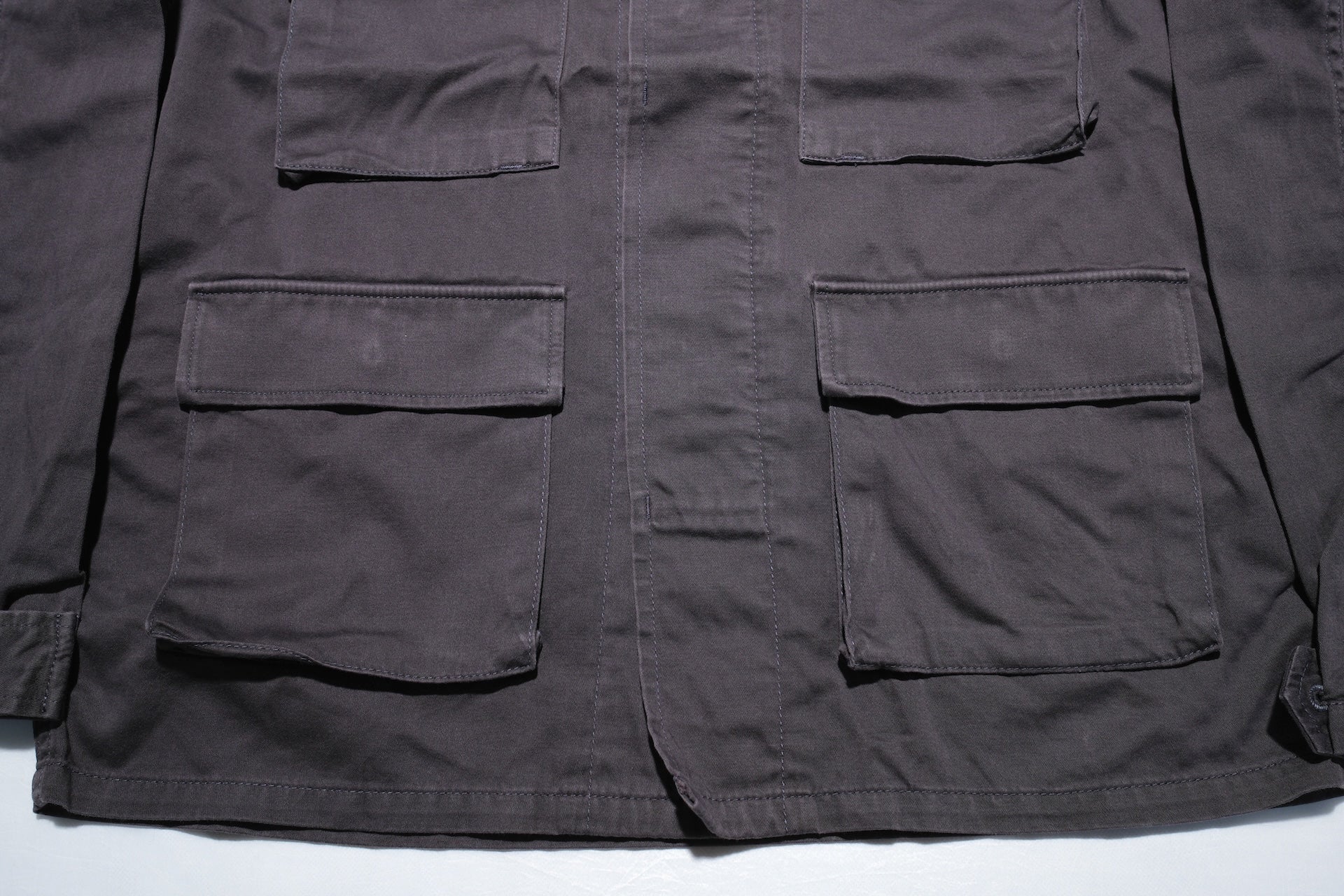 Japan Blue ‘All-Season’ Back Satin Fatigue Jacket (Navy)