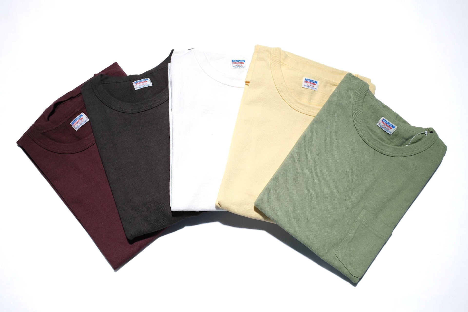 Dubble Works 9oz "Ultra-Heavy" Loopwheeled Pocket Tee (Burgundy)