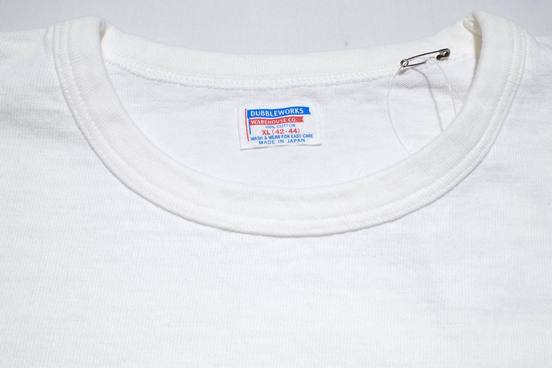 Dubble Works 9oz "Ultra-Heavy" Loopwheeled Pocket Tee (White)