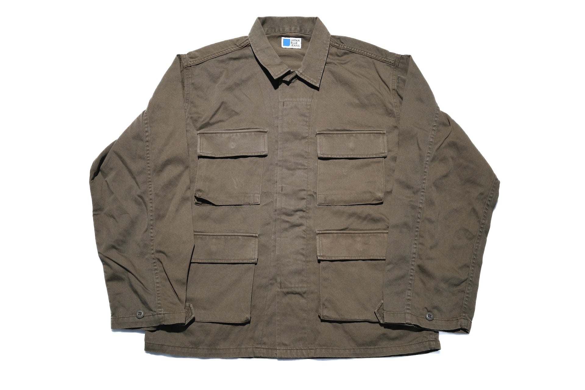 Japan Blue ‘All-Season’ Back Satin Fatigue Jacket (Khaki)