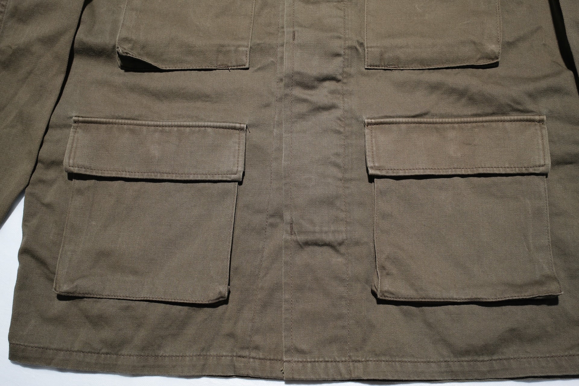 Japan Blue ‘All-Season’ Back Satin Fatigue Jacket (Khaki)