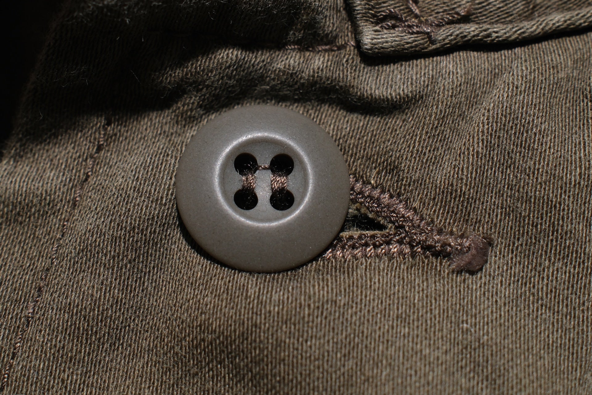 Japan Blue ‘All-Season’ Back Satin Fatigue Jacket (Khaki)