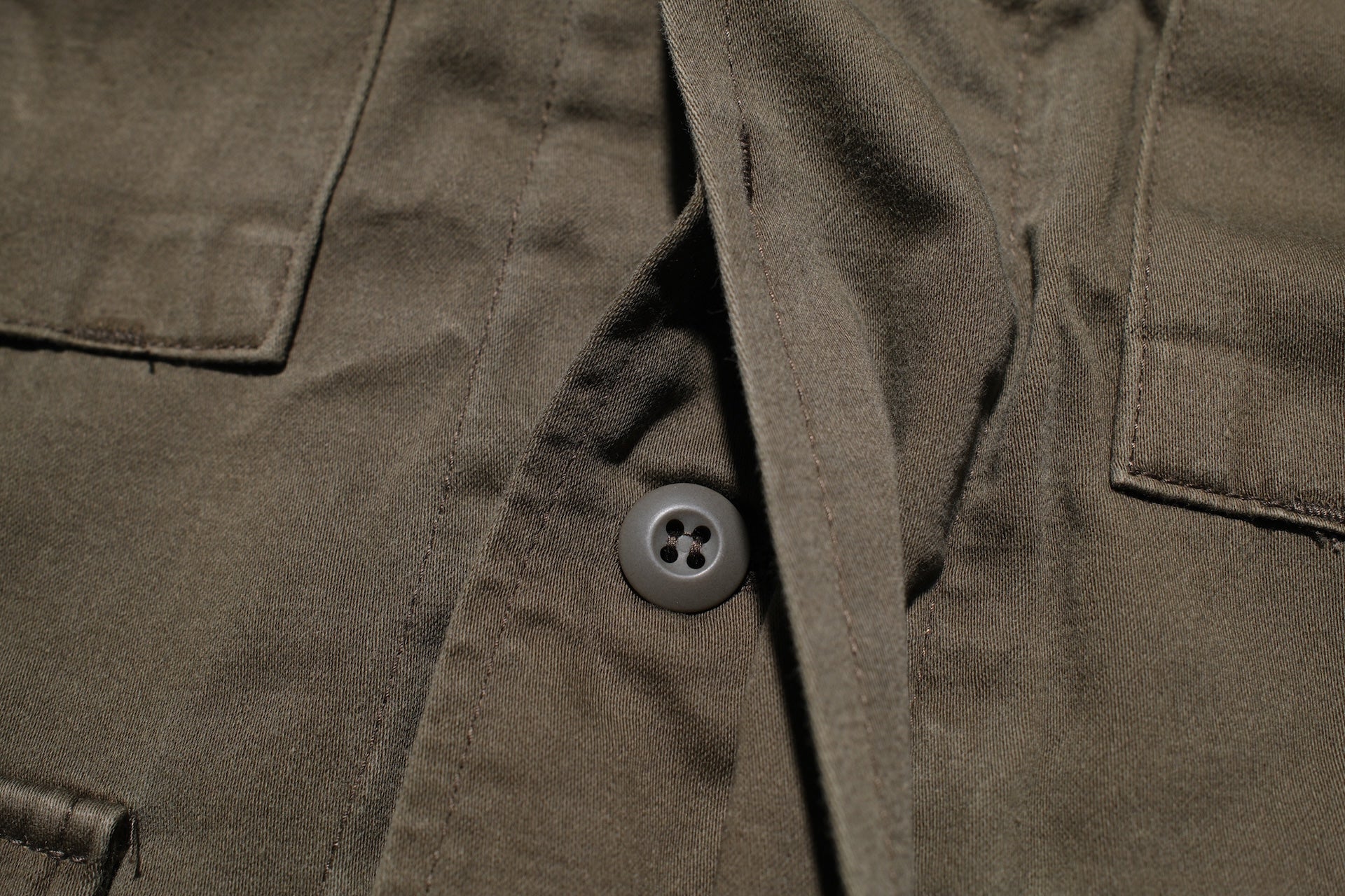 Japan Blue ‘All-Season’ Back Satin Fatigue Jacket (Khaki)