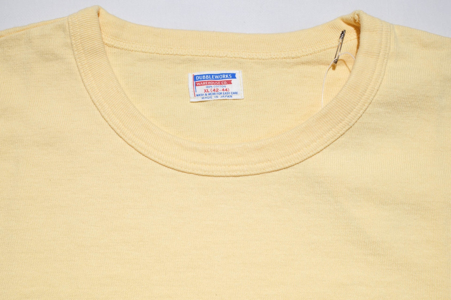 Dubble Works 9oz "Ultra-Heavy" Loopwheeled Pocket Tee (Yellow)