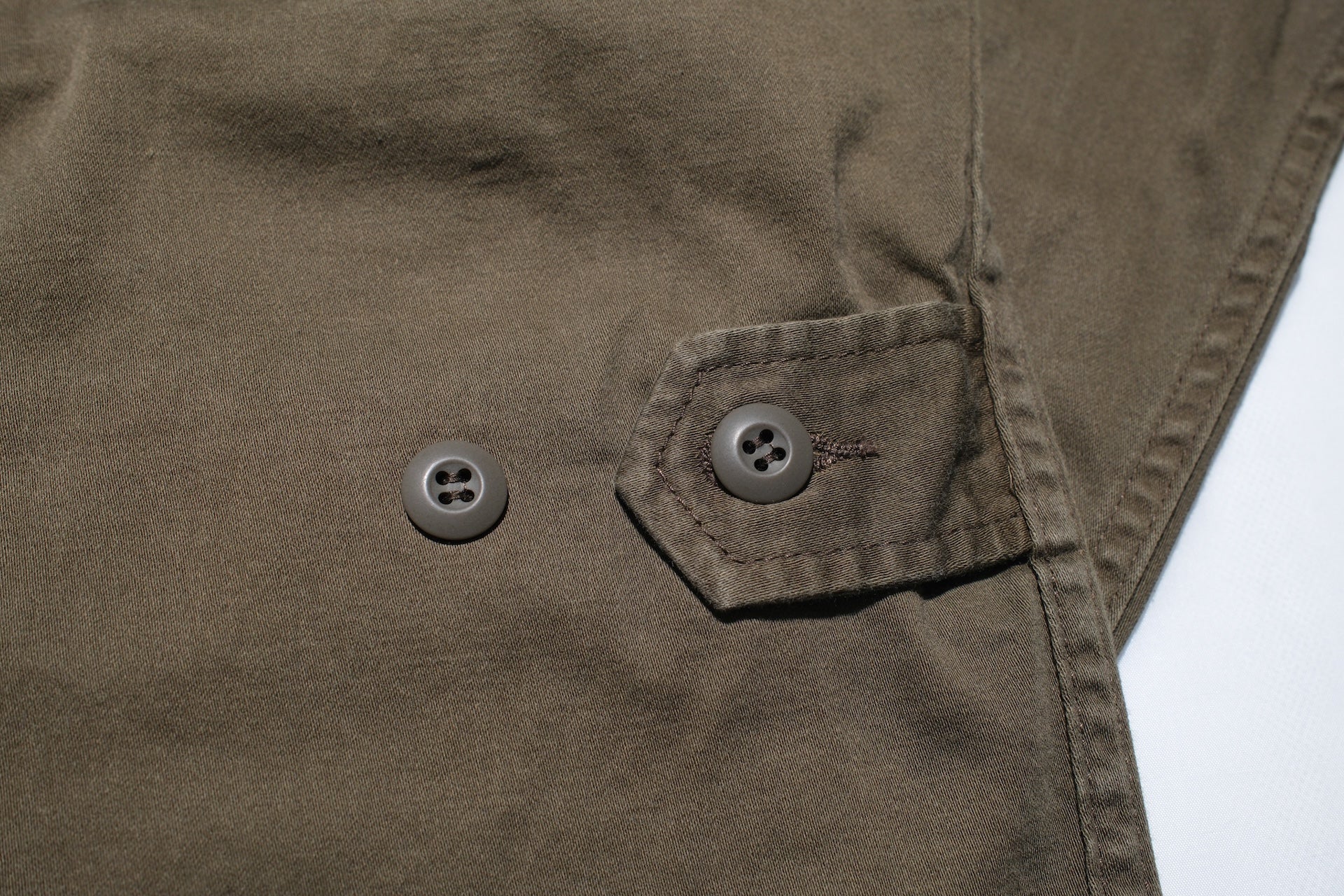 Japan Blue ‘All-Season’ Back Satin Fatigue Jacket (Khaki)