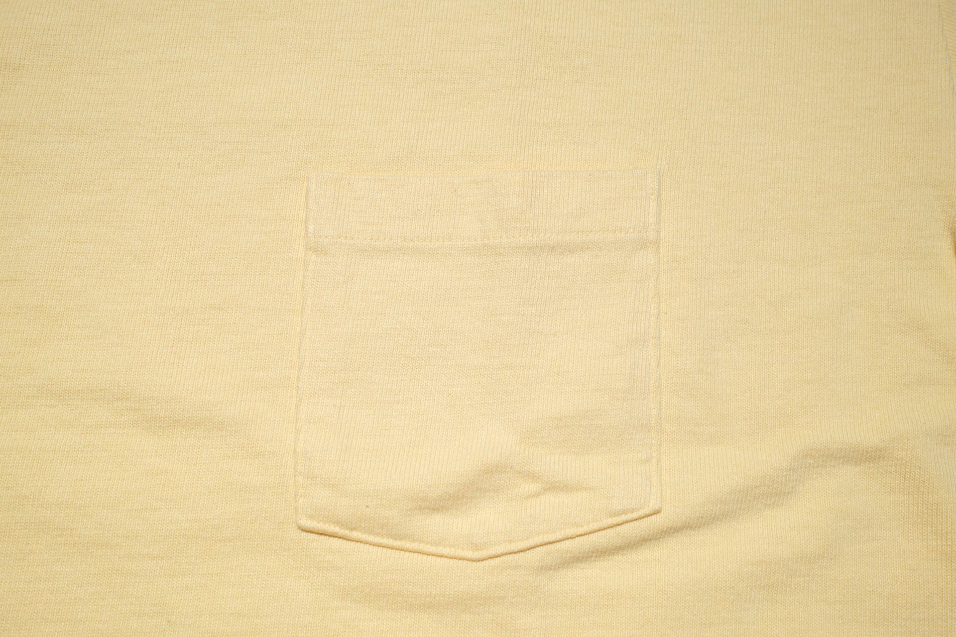 Dubble Works 9oz "Ultra-Heavy" Loopwheeled Pocket Tee (Yellow)