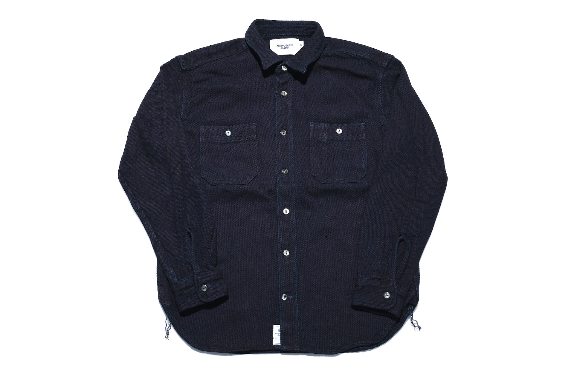 MOMOTARO JEANS Indigo Dyed Heavyweight Dobby Workshirt