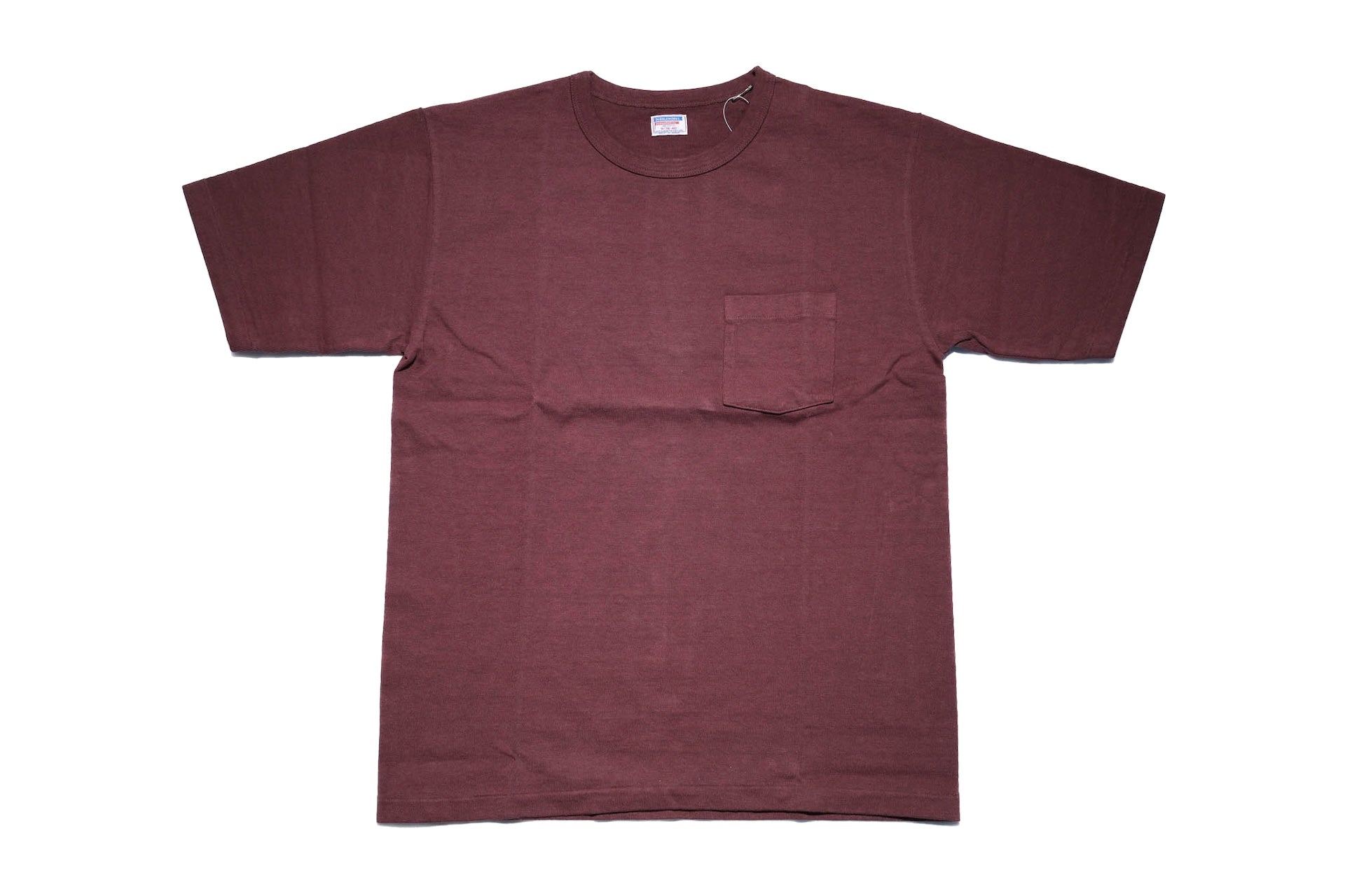 Dubble Works 9oz "Ultra-Heavy" Loopwheeled Pocket Tee (Burgundy)