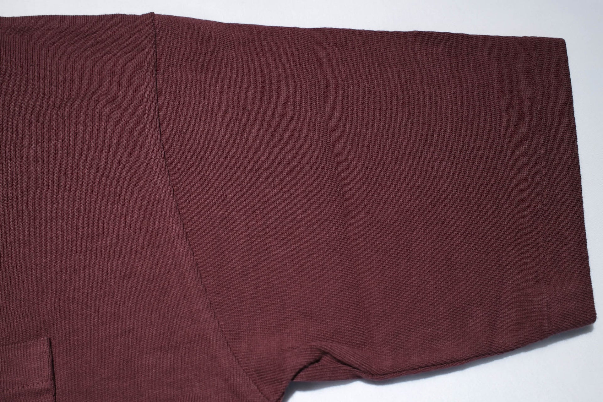 Dubble Works 9oz "Ultra-Heavy" Loopwheeled Pocket Tee (Burgundy)