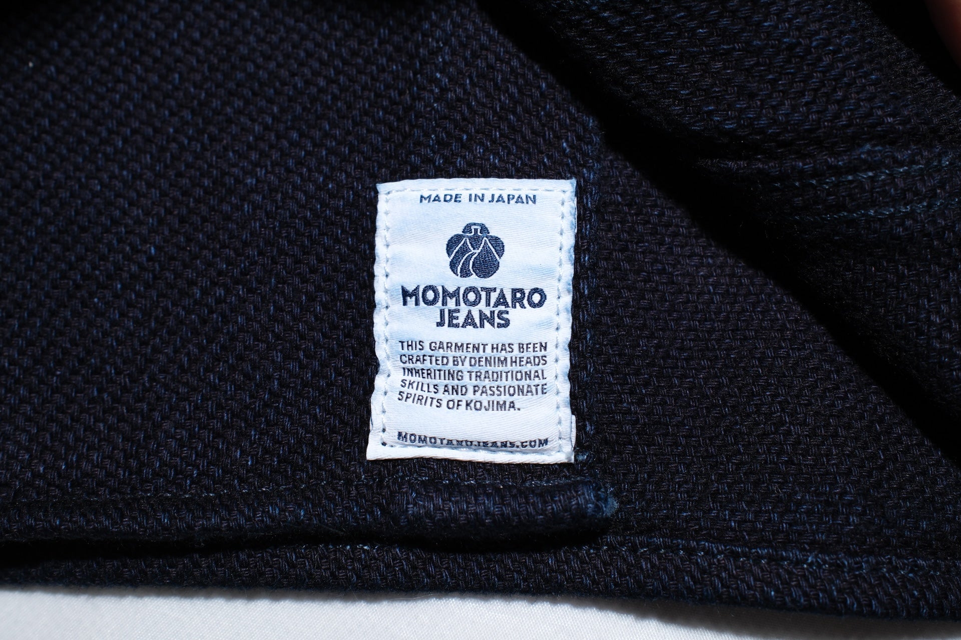 MOMOTARO JEANS Indigo Dyed Heavyweight Dobby Workshirt