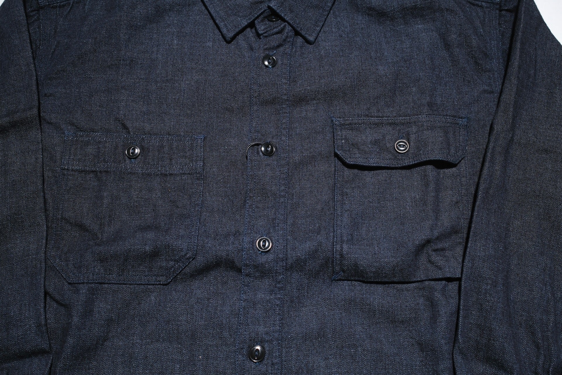 MOMOTARO JEANS 8oz Indigo Dyed Selvage Denim Workshirt ('26 Version)