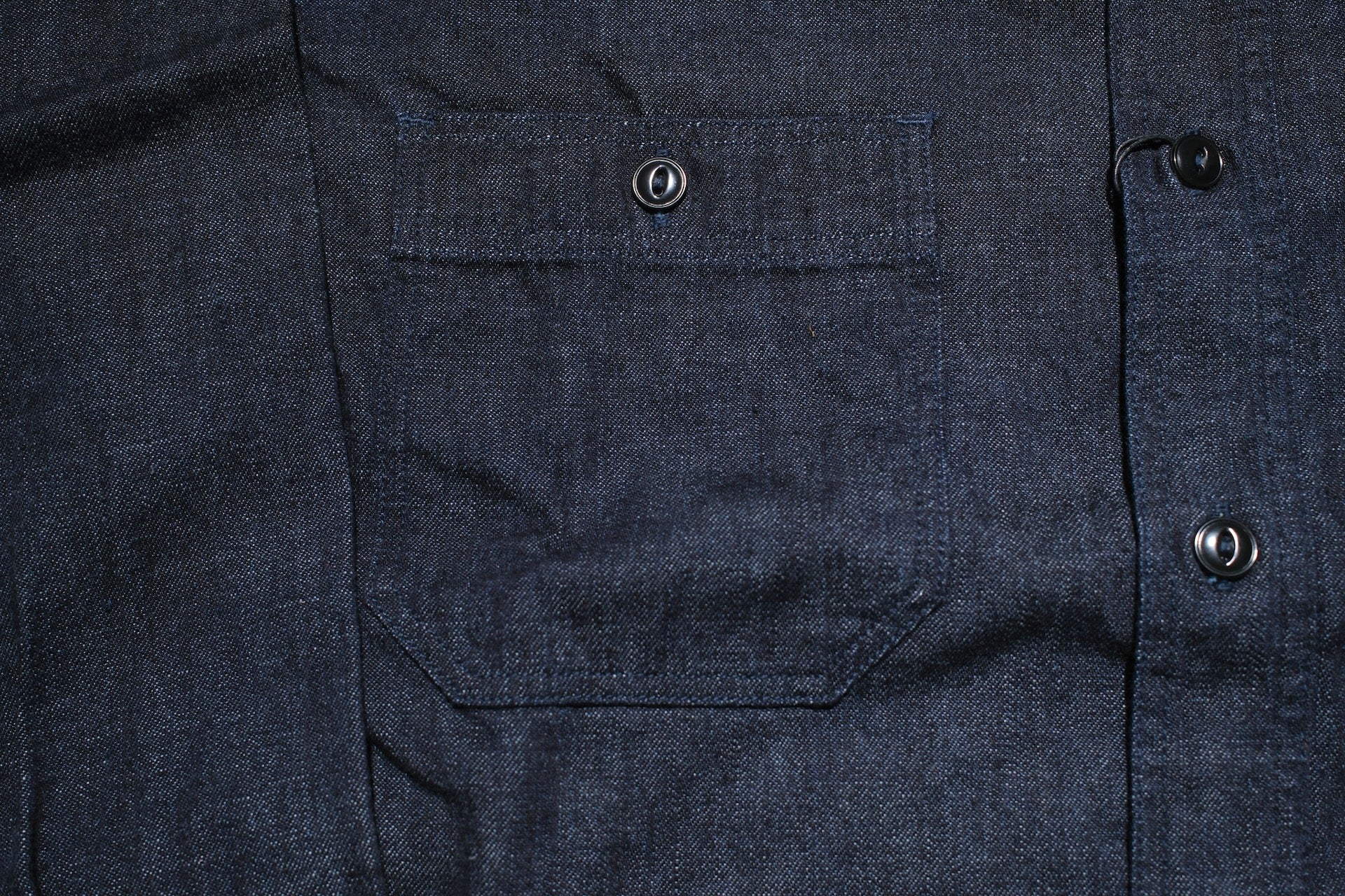 MOMOTARO JEANS 8oz Indigo Dyed GTB Selvage Denim Workshirt