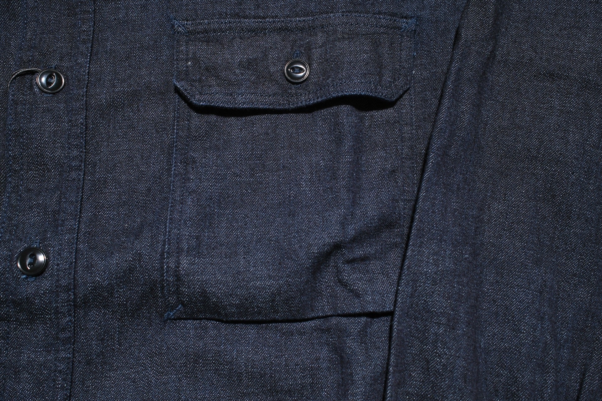MOMOTARO JEANS 8oz Indigo Dyed Selvage Denim Workshirt ('26 Version)