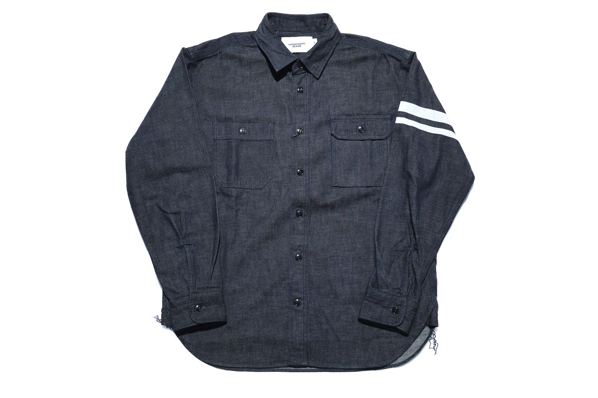 MOMOTARO JEANS 8oz Indigo Dyed GTB Selvage Denim Workshirt