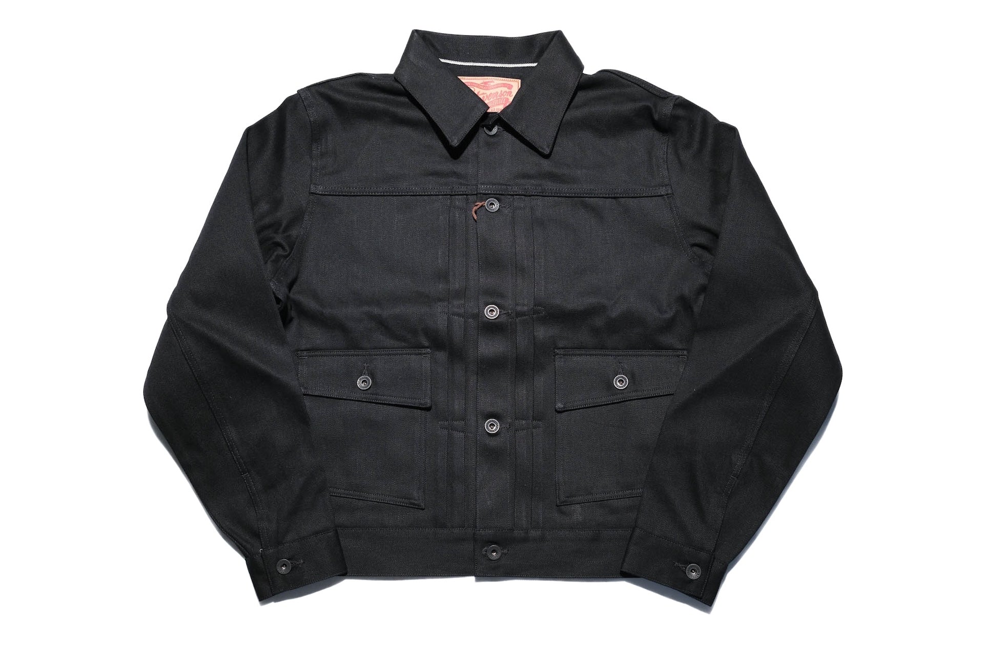 Stevenson Overall Co. 12oz 'Ranch Rider' Cowboy Style Denim Jacket (Black)