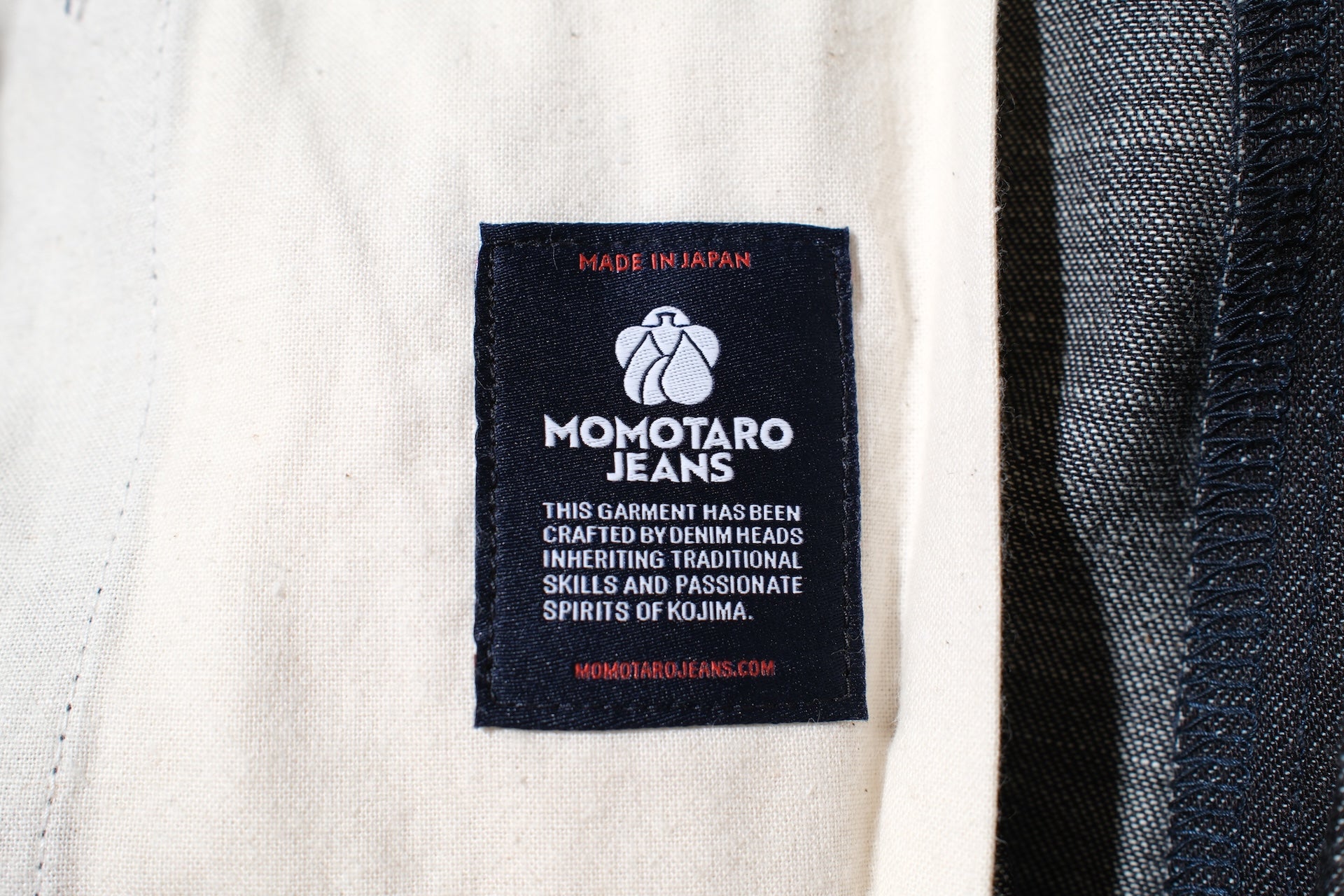 MOMOTARO JEANS 8oz “Tokuno Blue” Indigo Dyed Selvage Tailored Denim Trousers
