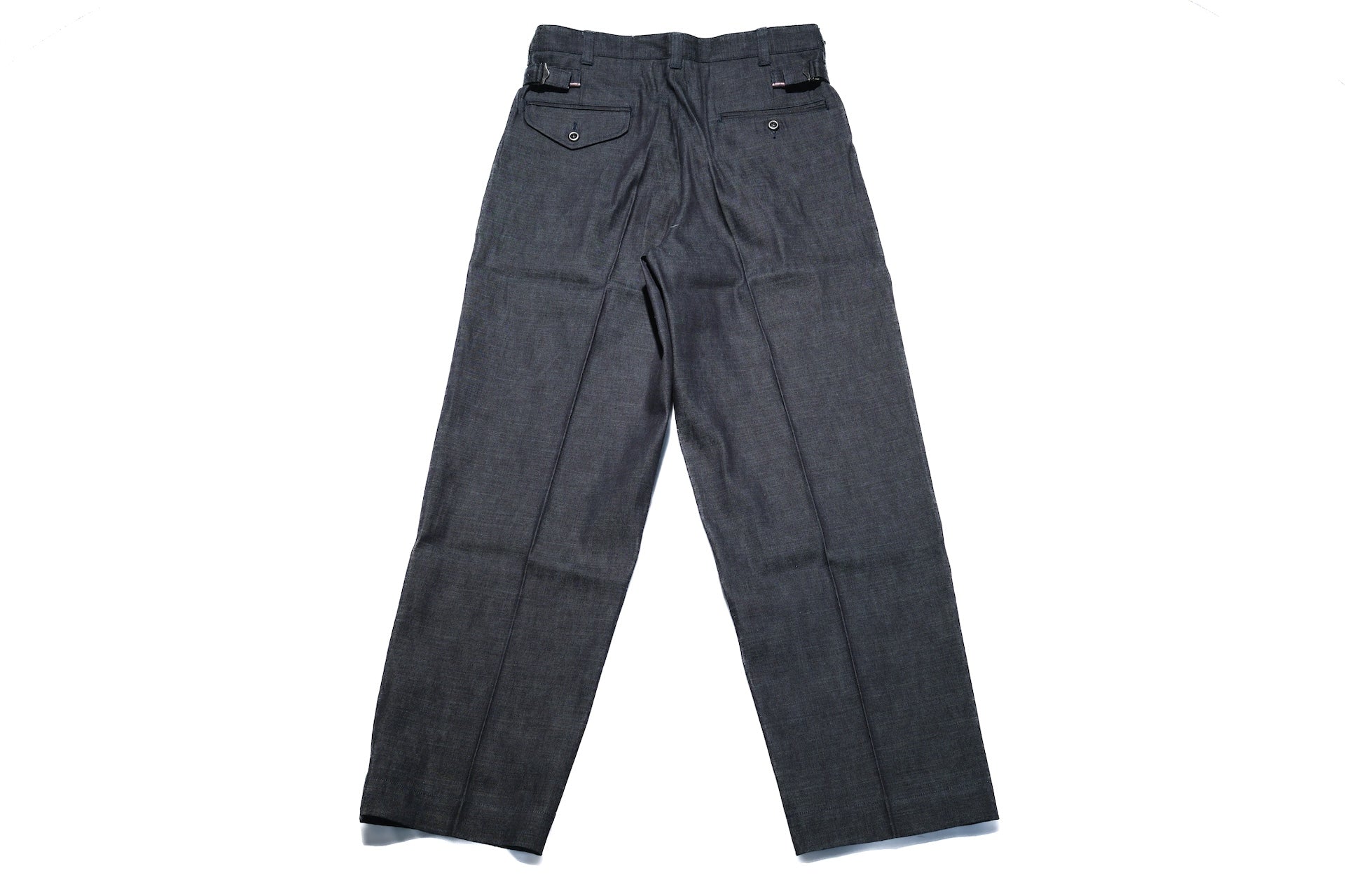MOMOTARO JEANS 8oz “Tokuno Blue” Indigo Dyed Selvage Tailored Denim Trousers