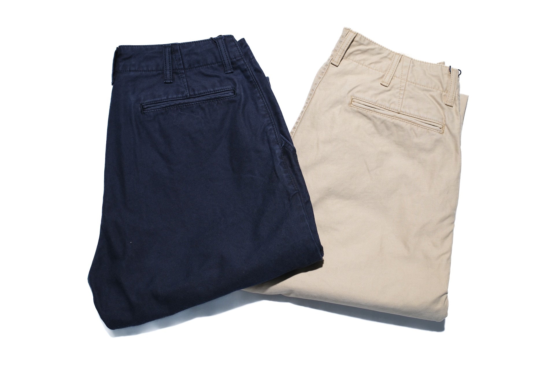Japan Blue 12oz Weapon Twill Military Chinos (Beige)