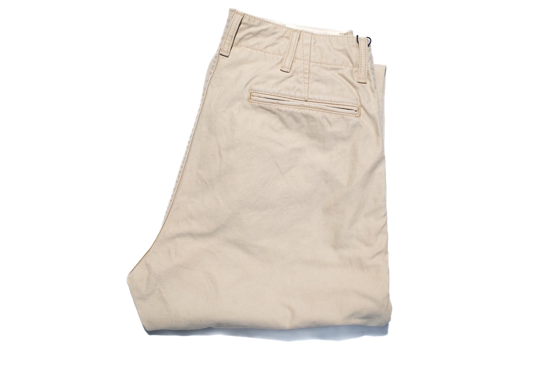 Japan Blue 12oz Weapon Twill Military Chinos (Beige)