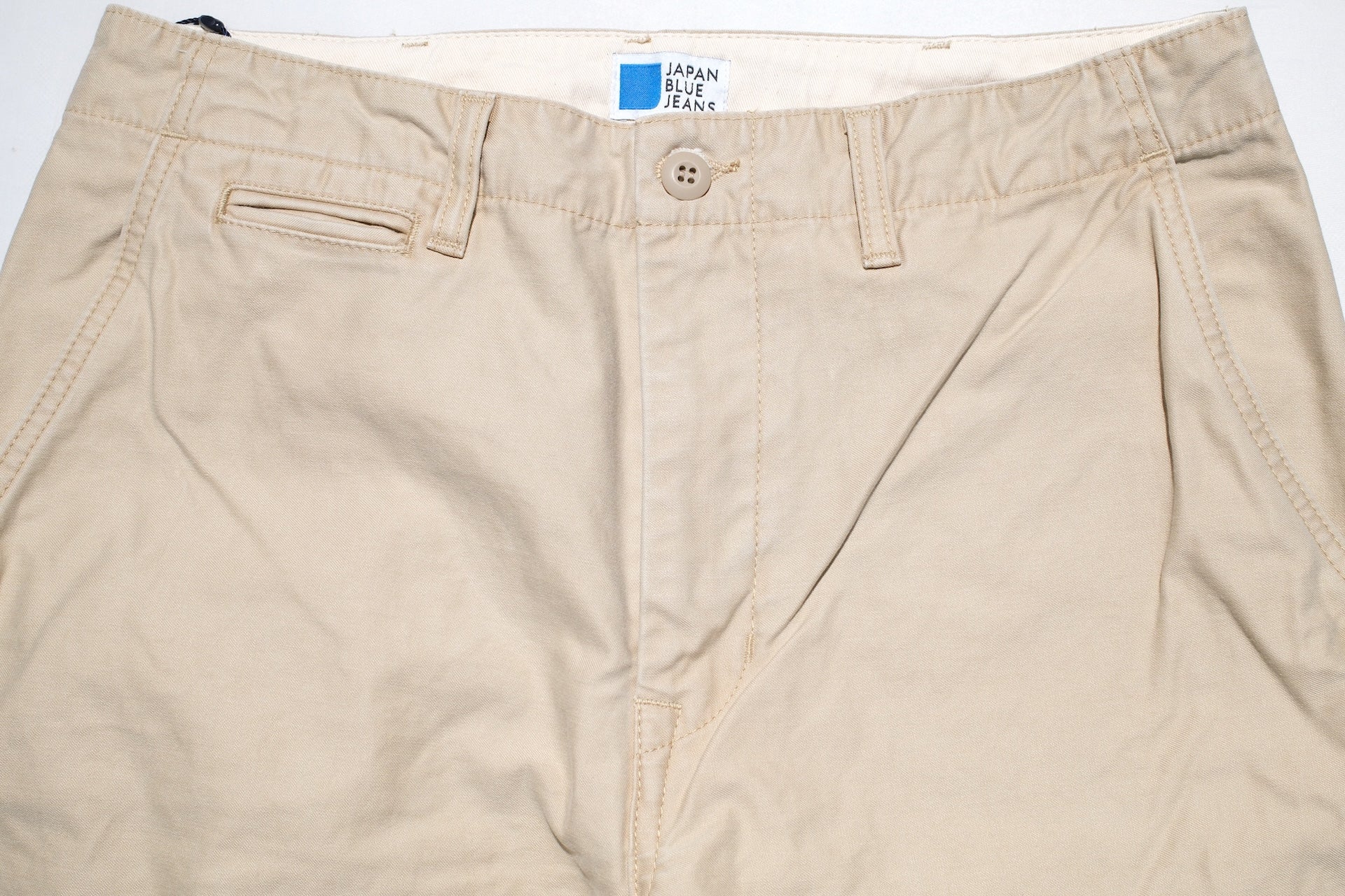 Japan Blue 12oz Weapon Twill Military Chinos (Beige)